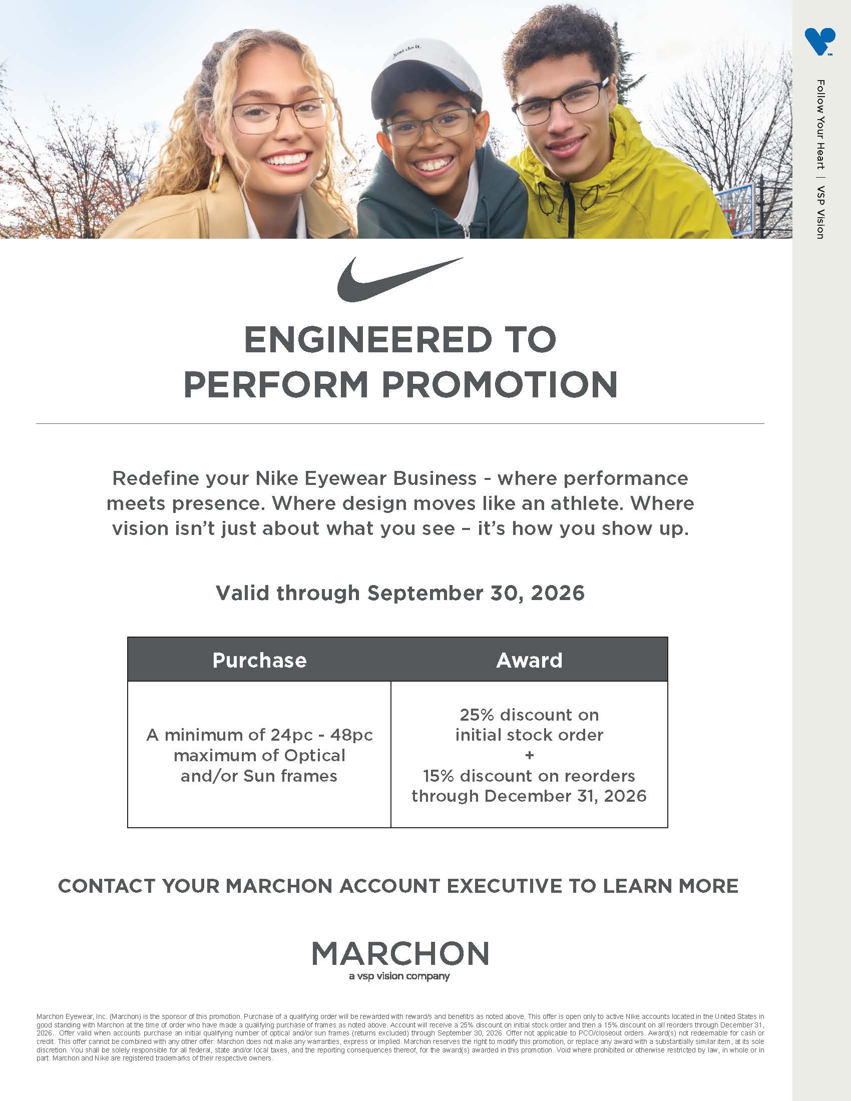 Marchon Nike Promo